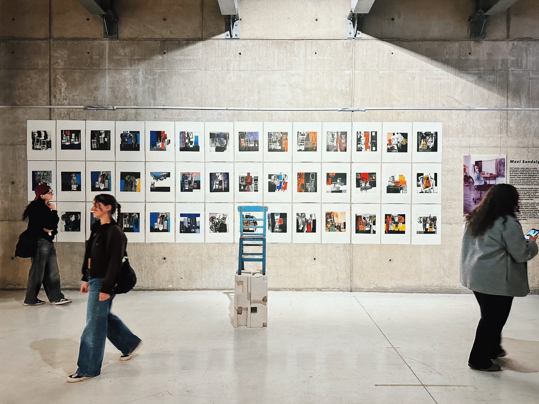Photo from the Intersections exhibition, credit Aslıhan Günhan