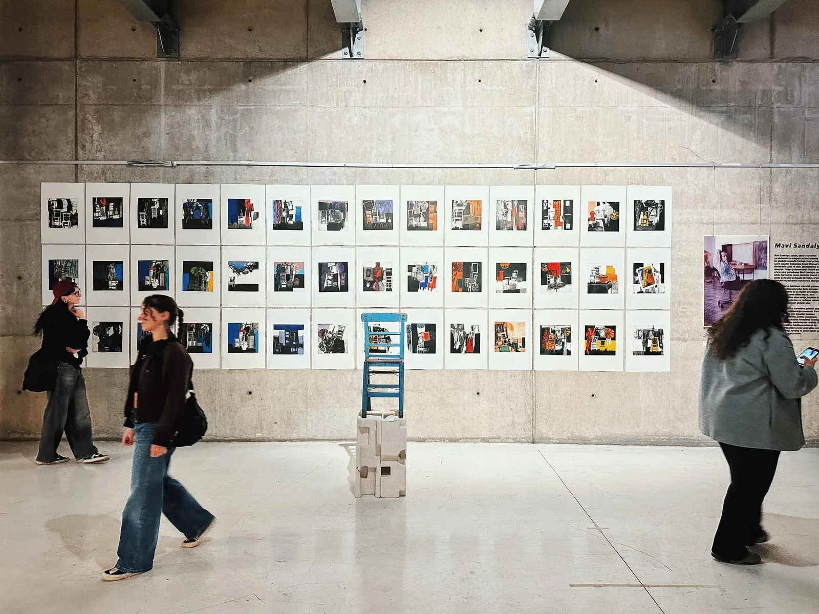 Photo from the Intersections exhibition, credit Aslıhan Günhan