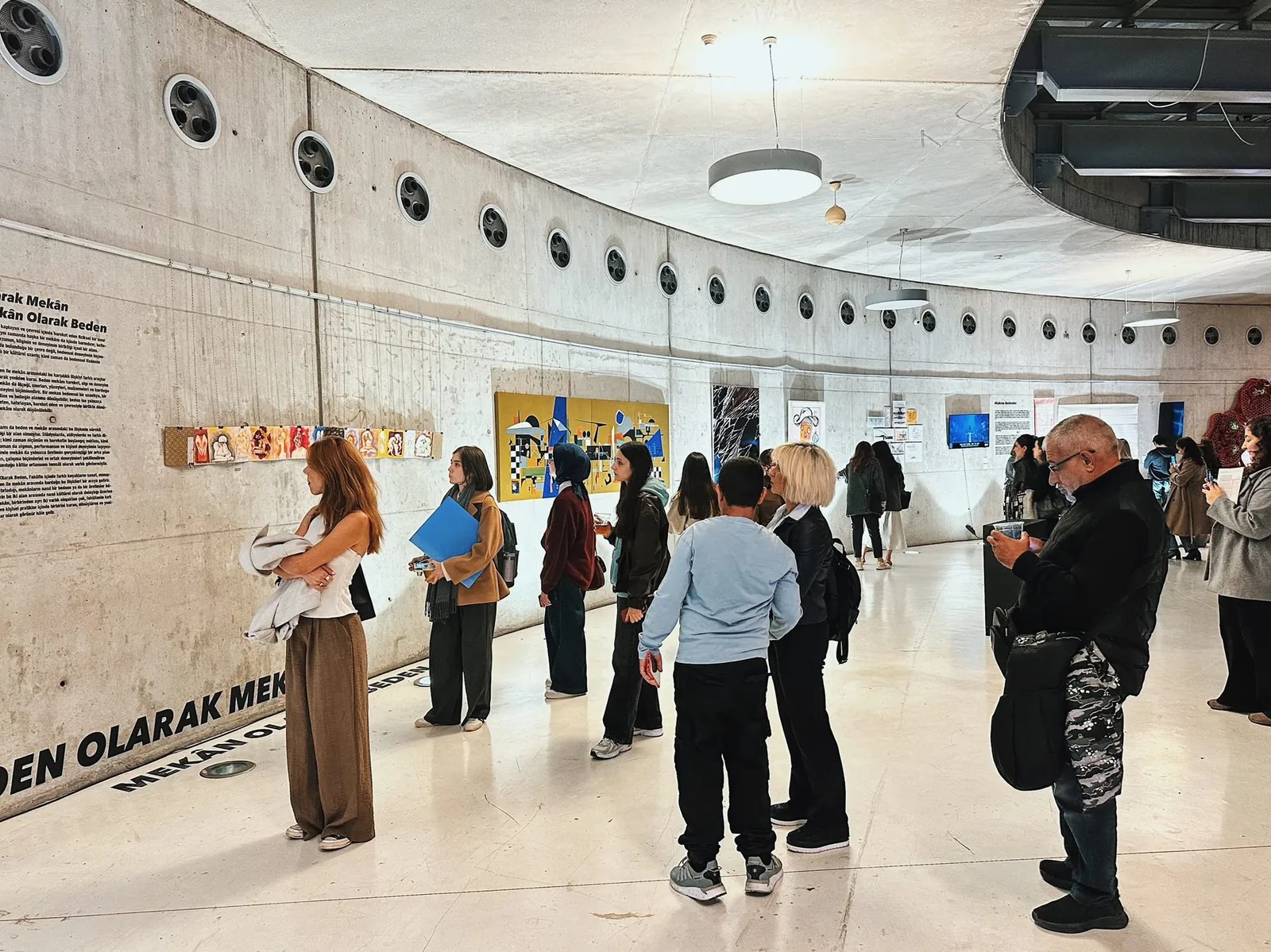 Photo from the Intersections exhibition, credit Aslıhan Günhan