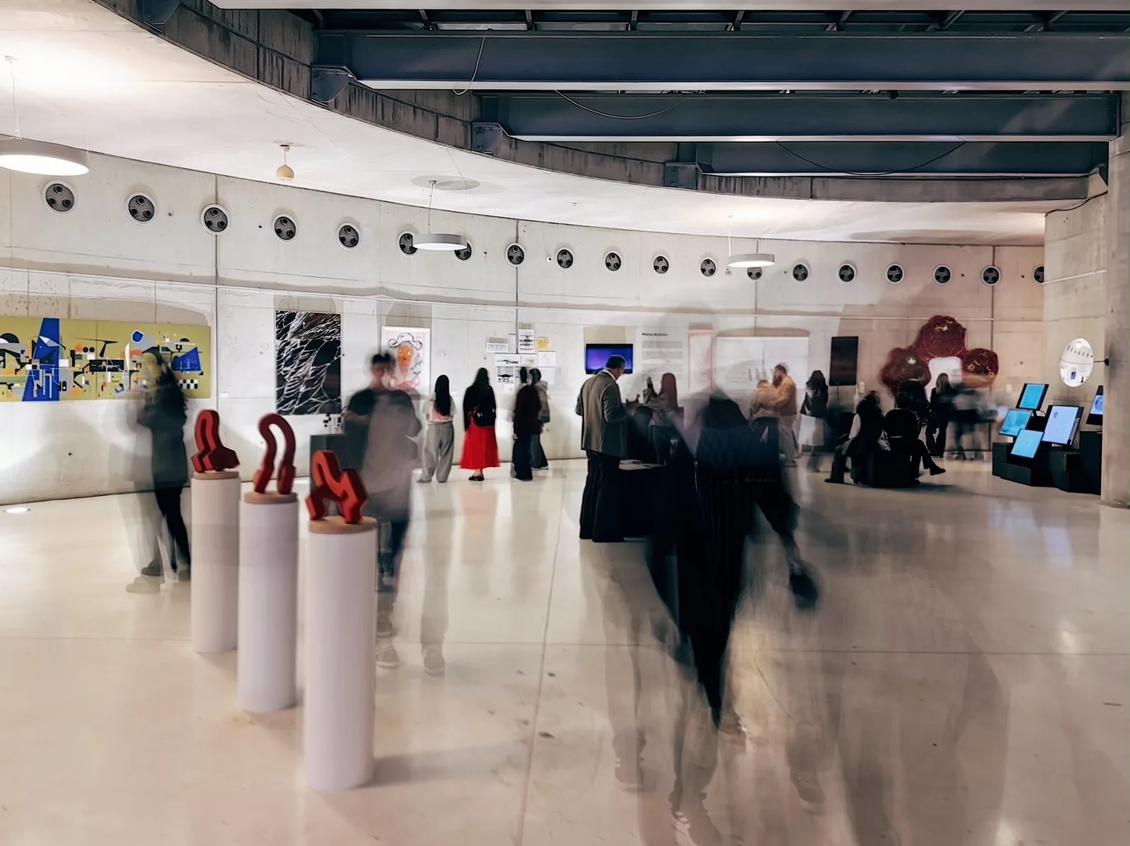 Photo from the Intersections exhibition, credit Aslıhan Günhan